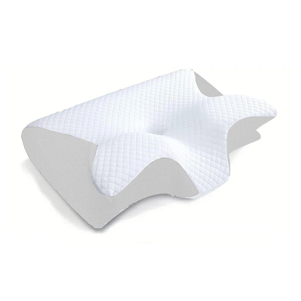 Ergonomic Memory Foam Cervical Pillow — Contoured Support for Ease & Neck Relief