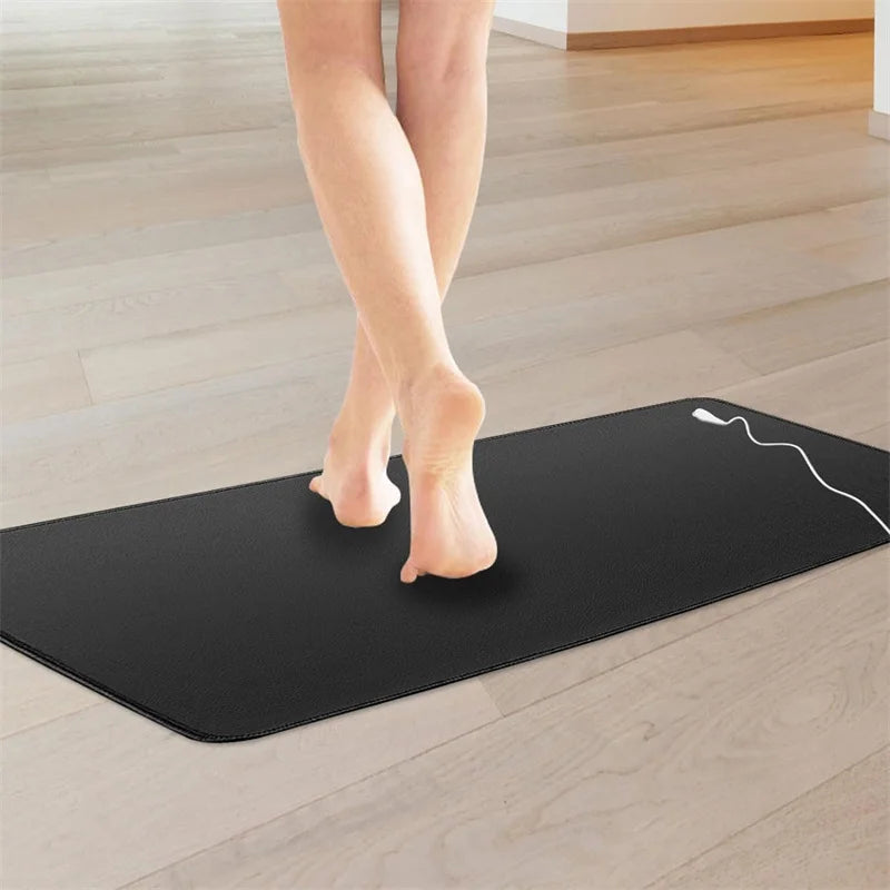 Earthing Therapy Mat + Wristband — Grounding for Sleep, Stress & Body Balance