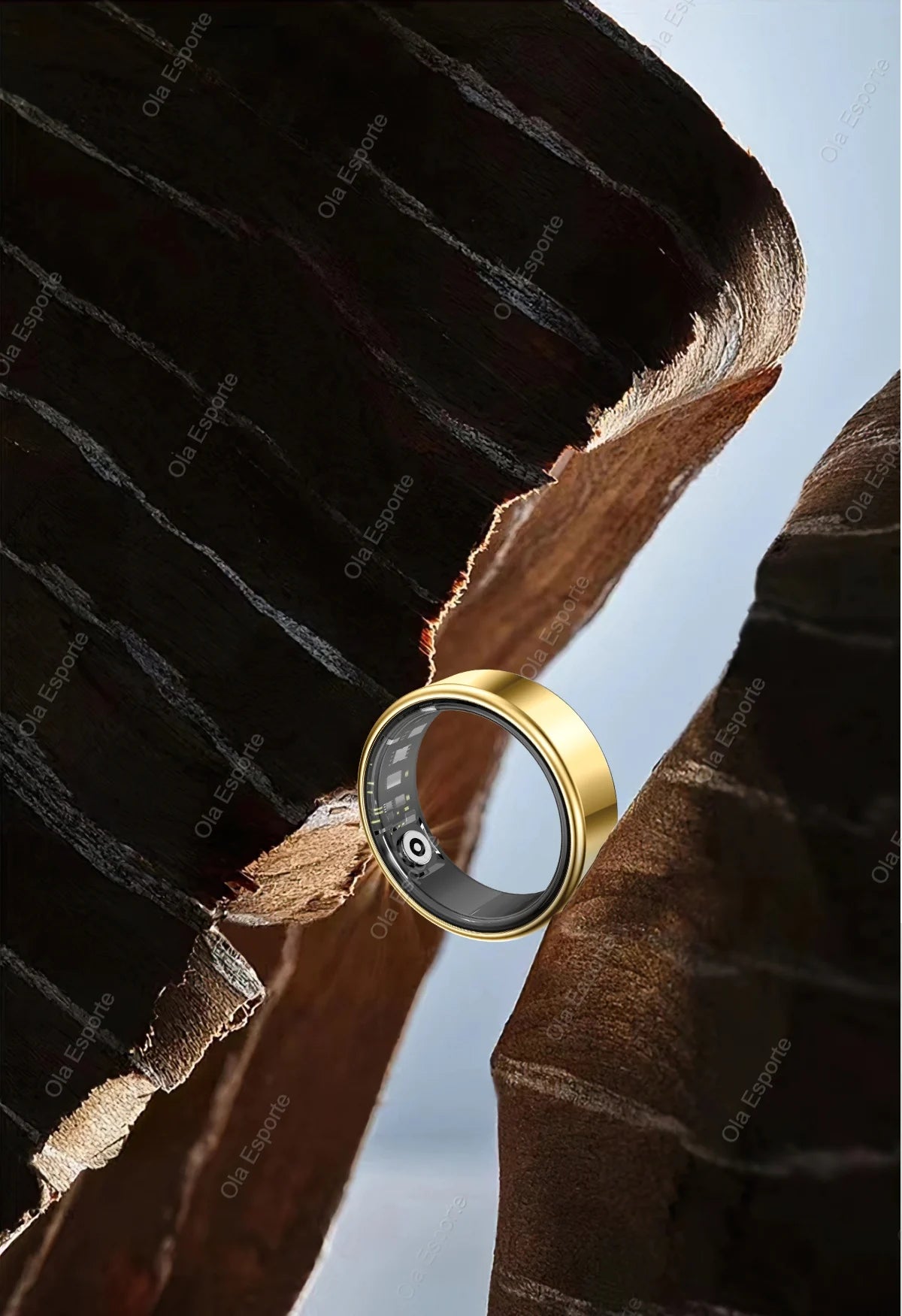 Titanium Smart Ring – Heart, Sleep & Fitness Tracker (IP68 Waterproof)