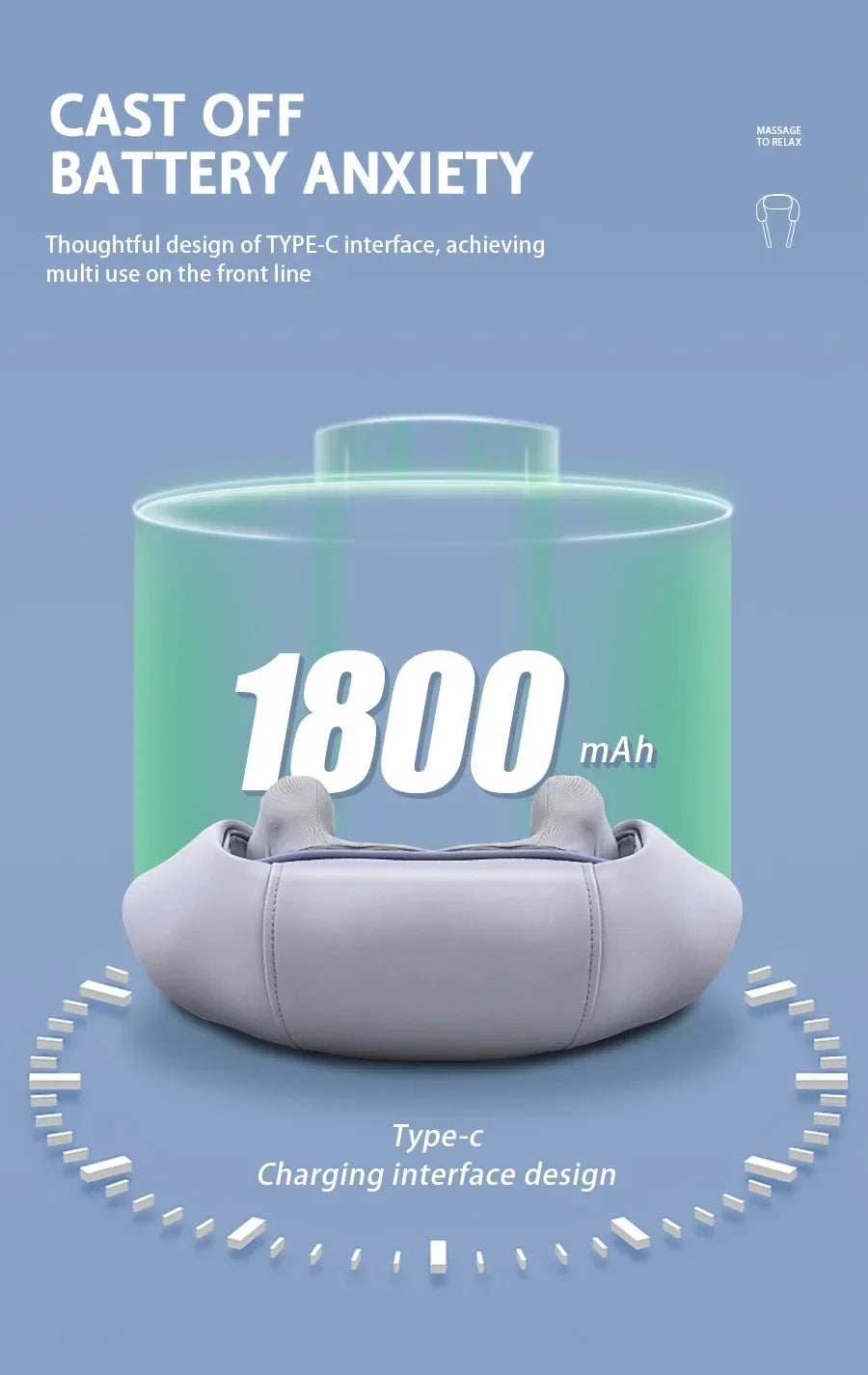 Heated Shiatsu Massage Shawl | Neck, Shoulder & Trapezius