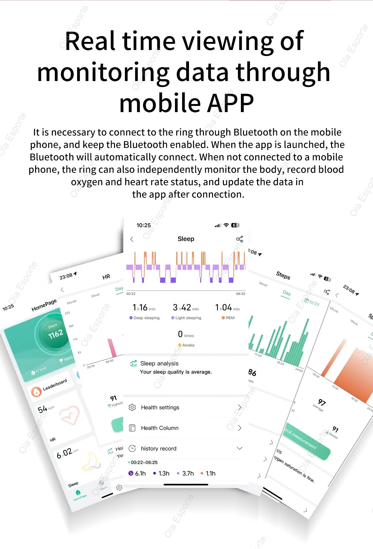 Titanium Smart Ring – Heart, Sleep & Fitness Tracker (IP68 Waterproof)