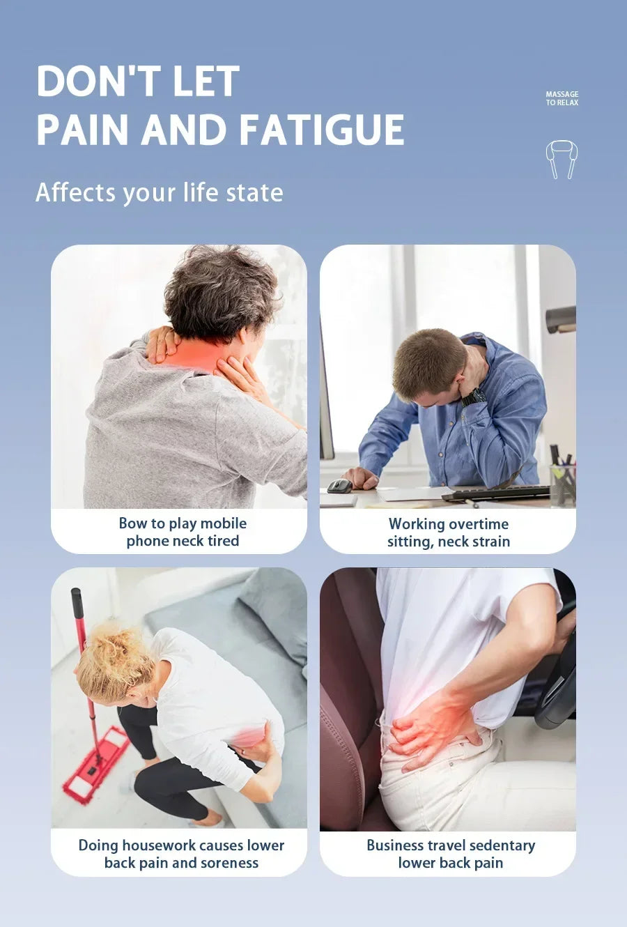 Heated Shiatsu Massage Shawl | Neck, Shoulder & Trapezius