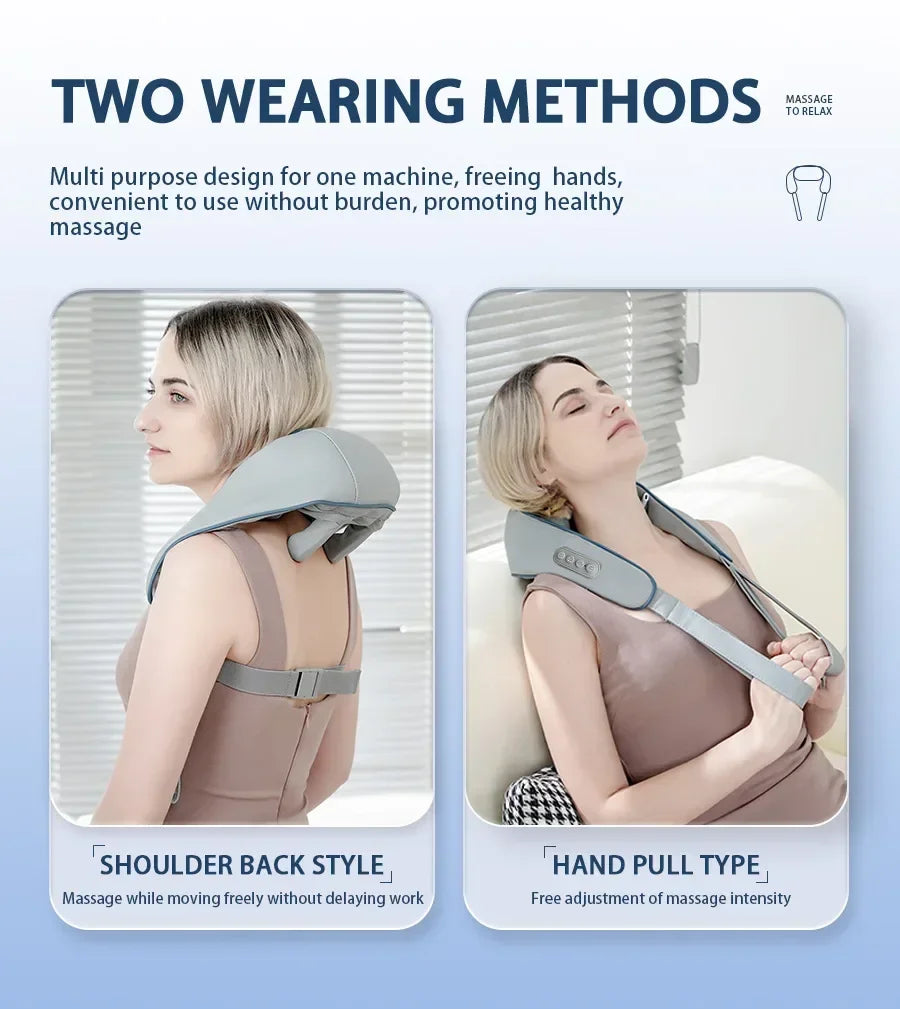 Heated Shiatsu Massage Shawl | Neck, Shoulder & Trapezius