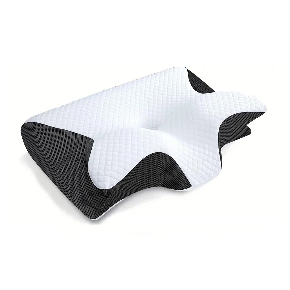 Ergonomic Memory Foam Cervical Pillow — Contoured Support for Ease & Neck Relief