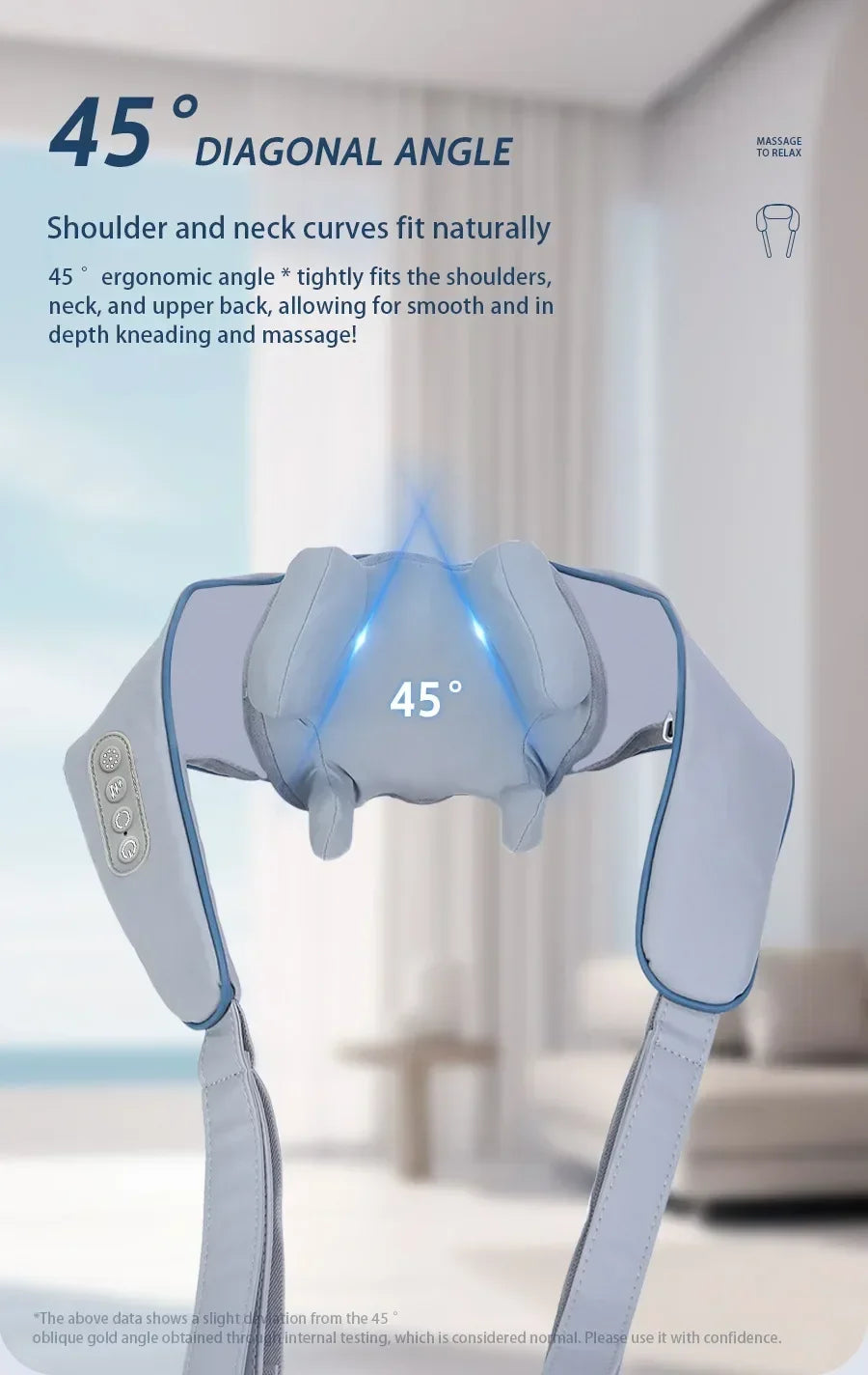 Heated Shiatsu Massage Shawl | Neck, Shoulder & Trapezius