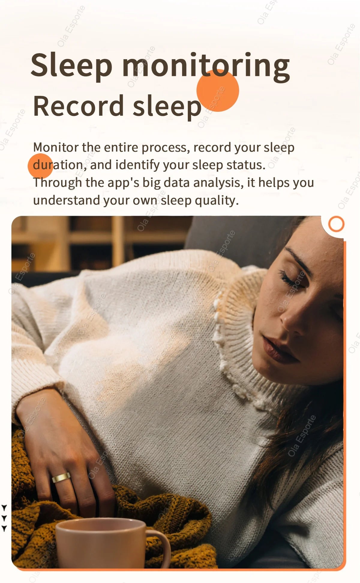 Titanium Smart Ring – Heart, Sleep & Fitness Tracker (IP68 Waterproof)